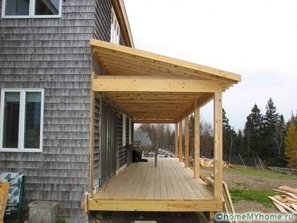 Разширение към дървена къща: проекти