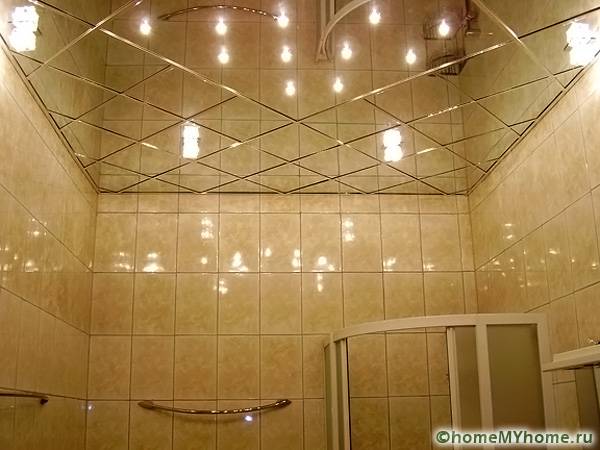 Как да изберем таван в банята