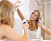 Как да измиете огледалото без ивици